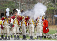 First battles of the American Revolution reenactment