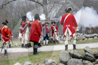 First battles of the American Revolution reenactment