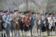 First battles of the American Revolution reenactment