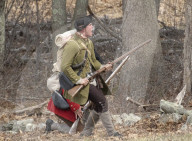 First battles of the American Revolution reenactment