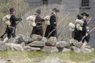 First battles of the American Revolution reenactment