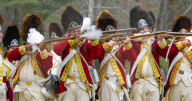 First battles of the American Revolution reenactment
