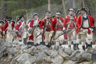 First battles of the American Revolution reenactment