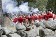 First battles of the American Revolution reenactment