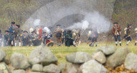 First battles of the American Revolution reenactment