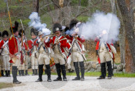 First battles of the American Revolution reenactment