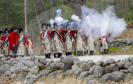First battles of the American Revolution reenactment