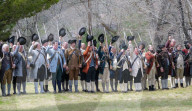 First battles of the American Revolution reenactment