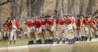 First battles of the American Revolution reenactment