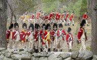 First battles of the American Revolution reenactment