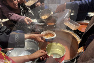 Gaza food distribution