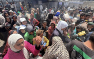 Gaza food distribution
