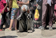 Gaza food distribution