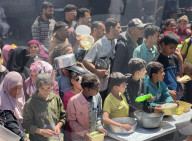 Gaza food distribution