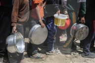 Gaza food distribution
