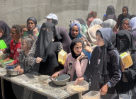 Gaza food distribution