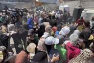 Gaza food distribution