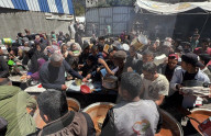 Gaza food distribution