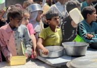 Gaza food distribution