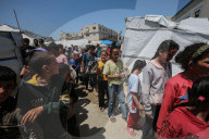 Gaza food distribution