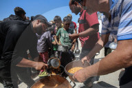 Gaza food distribution