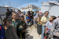 Gaza food distribution