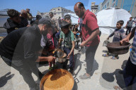 Gaza food distribution