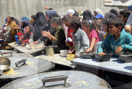 Gaza food distribution