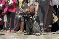 Gaza food distribution
