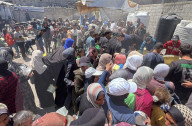 Gaza food distribution