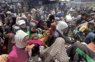 Gaza food distribution