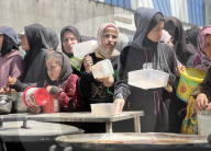 Gaza food distribution