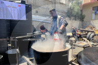 Gaza food distribution