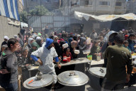 Gaza food distribution