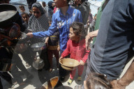 Gaza food distribution
