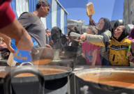 Gaza food distribution