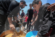 Gaza food distribution