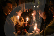 Greek Orthodox in Paris celebrate Resurrection