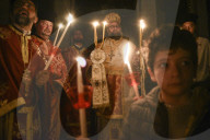 Greek Orthodox in Paris celebrate Resurrection