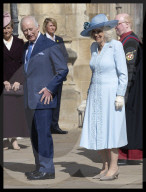 UK Royals at Easter Sunday church service