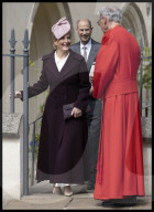 UK Royals at Easter Sunday church service