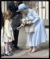 UK Royals at Easter Sunday church service