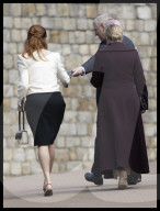 UK Royals at Easter Sunday church service