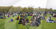 The annual 420 gathering in Hyde Park, London, Great Britain 
20th April 2025