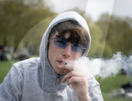 The annual 420 gathering in Hyde Park, London, Great Britain 
20th April 2025