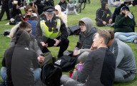 The annual 420 gathering in Hyde Park, London, Great Britain 
20th April 2025
