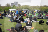 The annual 420 gathering in Hyde Park, London, Great Britain 
20th April 2025