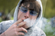 The annual 420 gathering in Hyde Park, London, Great Britain 
20th April 2025