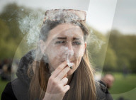 The annual 420 gathering in Hyde Park, London, Great Britain 
20th April 2025