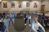 Pubic speaking stress buster used virtual reality audience